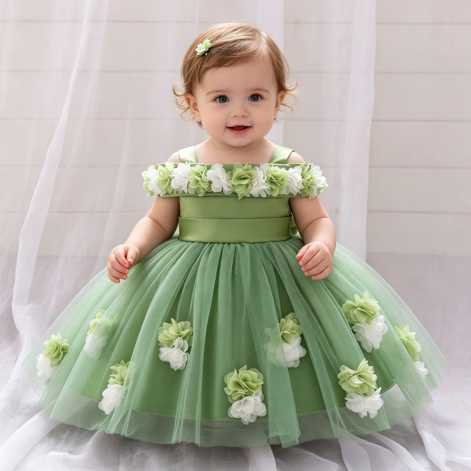 Baby Clothing Dresser - Nowa Sukienka Księżniczki dla Niemowląt, Trójwymiarowe
