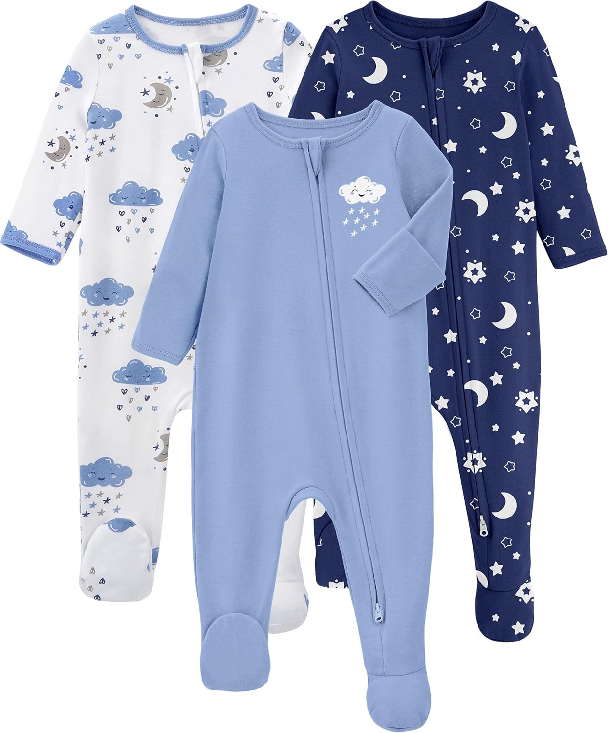 Baby Clothing Organic - Piżamy niemowlęce 100% bawełna organiczna, śpioszki