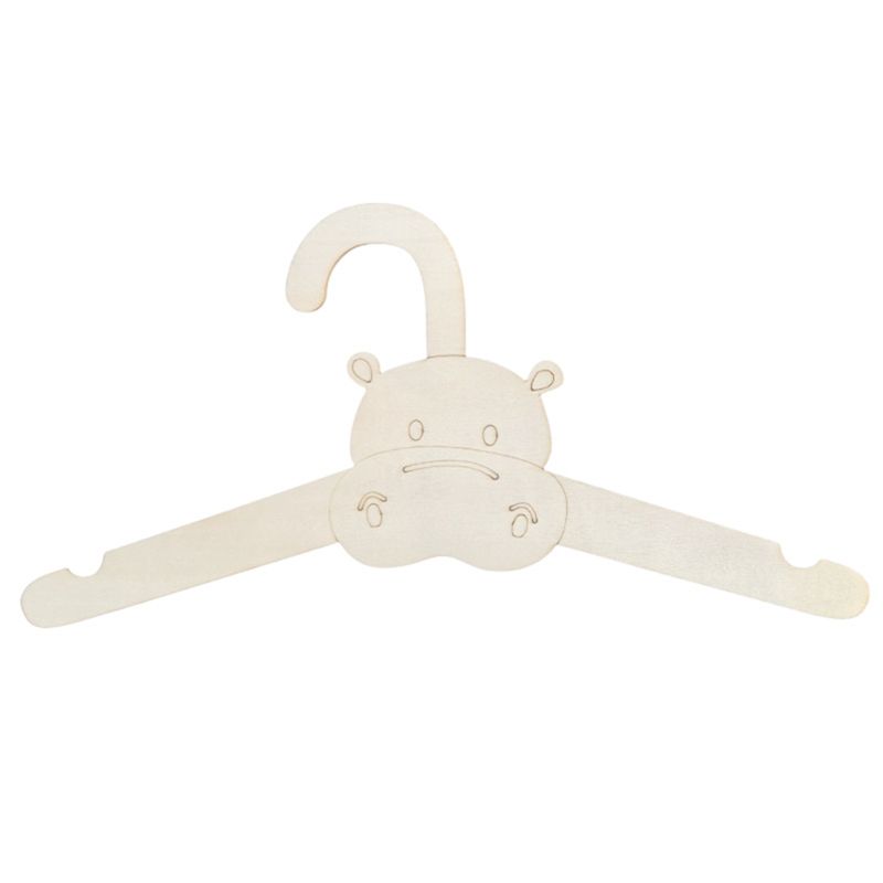 Baby Clothing Hanging Rack - ABJI-20SZT Urocze Drewniane Wieszaki na Ubrania,